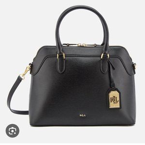 Ralph Lauren Newbury Nora Black Satchel